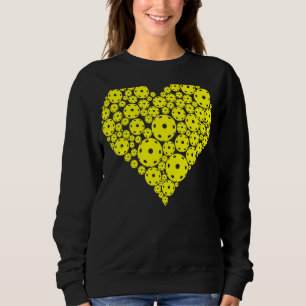 Pickleball Heart Pickleball Dink Apparel Men Wome Sweatshirt