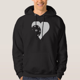 Pickleball Heart Pickleball Outfit Men Women Hoodie