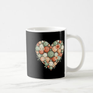 Pickleball heart valentine matching team men women coffee mug