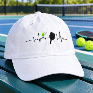 Pickleball Heartbeat Trucker Hat