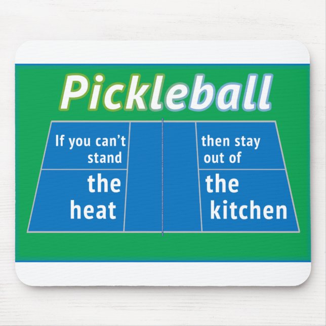 Pickleball Heat Kitchen Mouse Pad (Front)