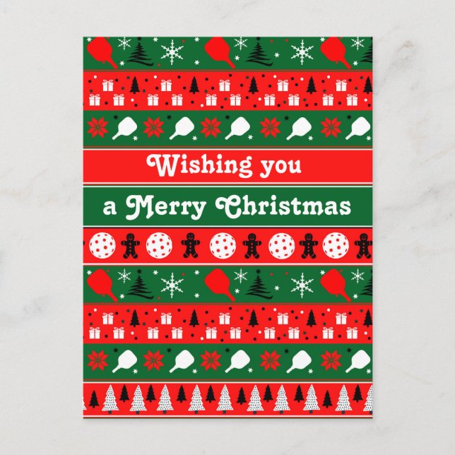 Pickleball Holiday Cheer (Front)