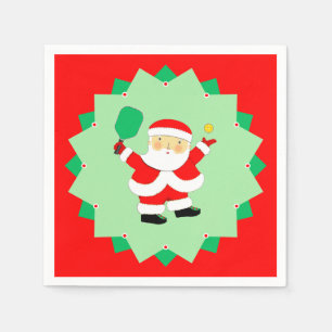Pickleball Holiday Party Napkin