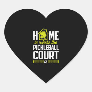 Pickleball Home Is Where The Heart Sticker