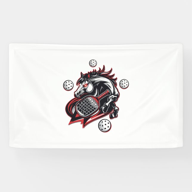Pickleball Horse Lover Banner (Horizontal)