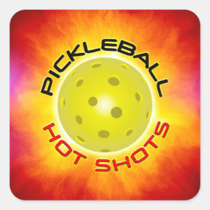 Pickleball Hot Shots 1 Stickers