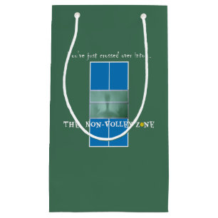 Pickleball Humor, the Non-Volley Zone Small Gift Bag