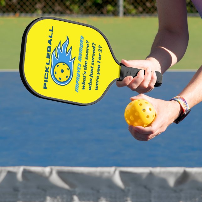 Pickleball Improves Memory Funny  Paddle (Insitu)