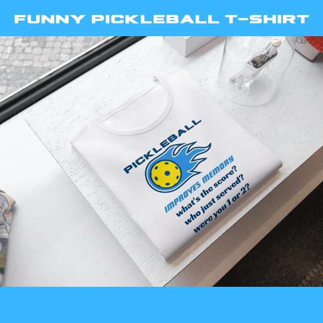 Pickleball Improves Memory Funny Senior T-Shirt (Creator Uploaded)