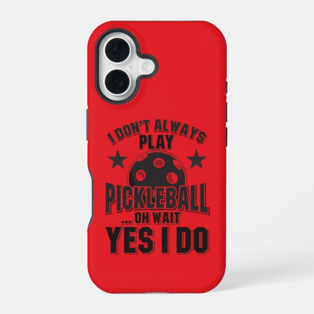 Pickleball iPhone 16 Case (Back)