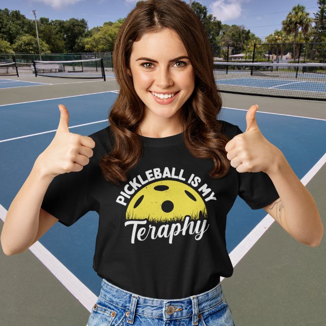 Pickleball is my Therapy pickleball T-Shirt (Creator Uploaded)