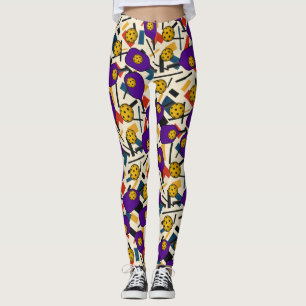 Pickleball Kazimir Malevich-Inspired Club Leggings