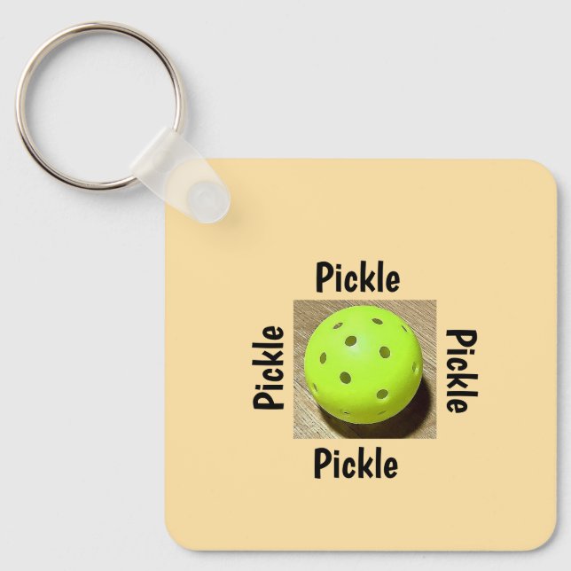 Pickleball  key ring (Front)