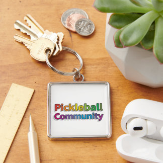 Pickleball Keychain