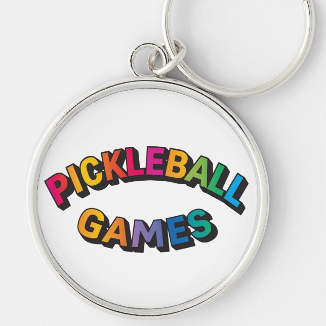 Pickleball Keychain (Front)