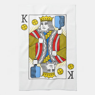 PICKLEBALL KING TEA TOWEL