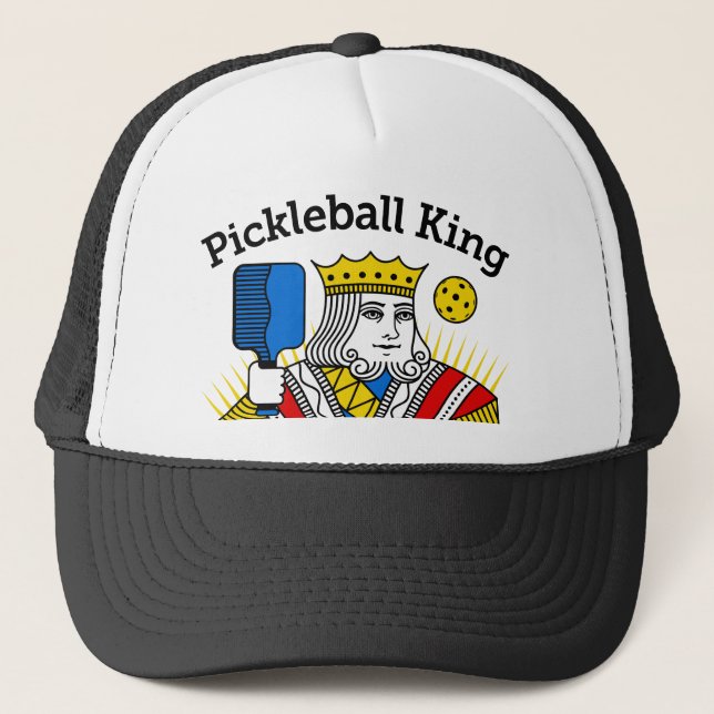 PICKLEBALL KING TRUCKER HAT (Front)
