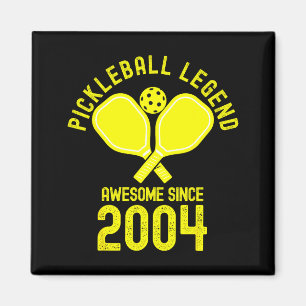 Pickleball legend awesome since 2004 retro 22nd magnet