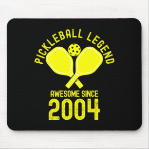 Pickleball legend awesome since 2004 retro 22nd mouse pad