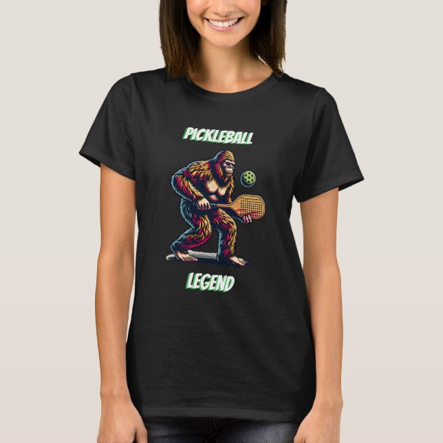 Pickleball Legend | Funny Bigfoot T-Shirt (Front)