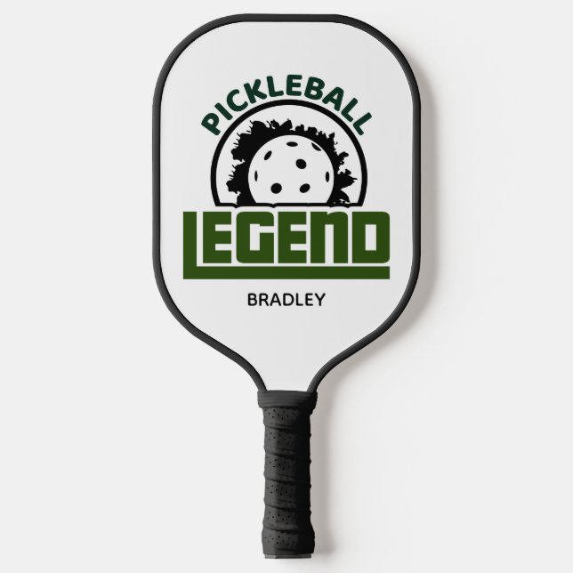 Pickleball Legend Typography Personalised Name Pickleball Paddle (Front)