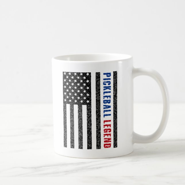 Pickleball Legend USA Coffee Mug (Right)