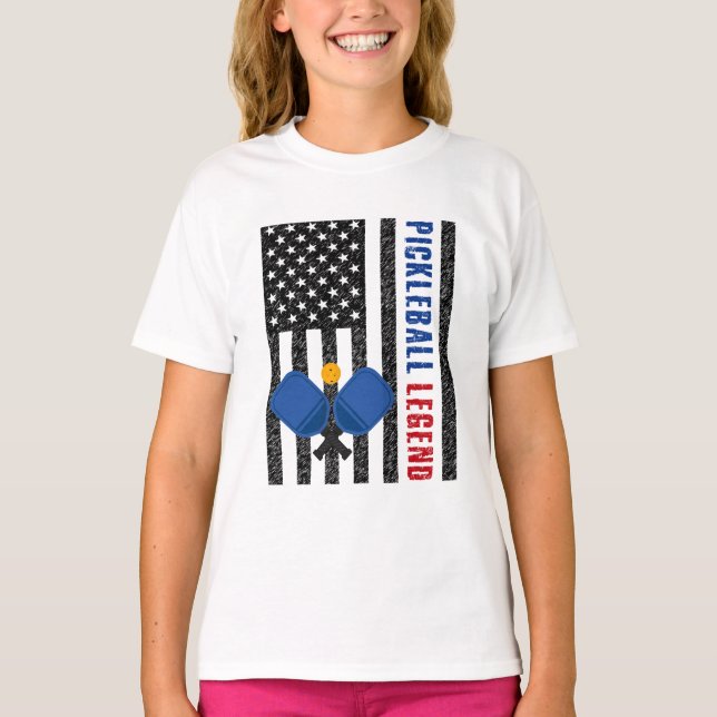 Pickleball Legend USA T-Shirt (Front)