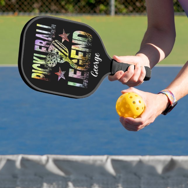 Pickleball Legend with editable name Paddle (Insitu)