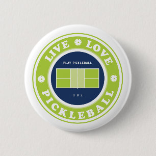 Pickleball: live life pickleball button