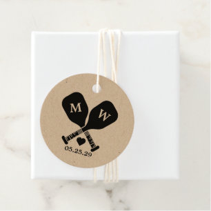 Pickleball Love Favour Tags