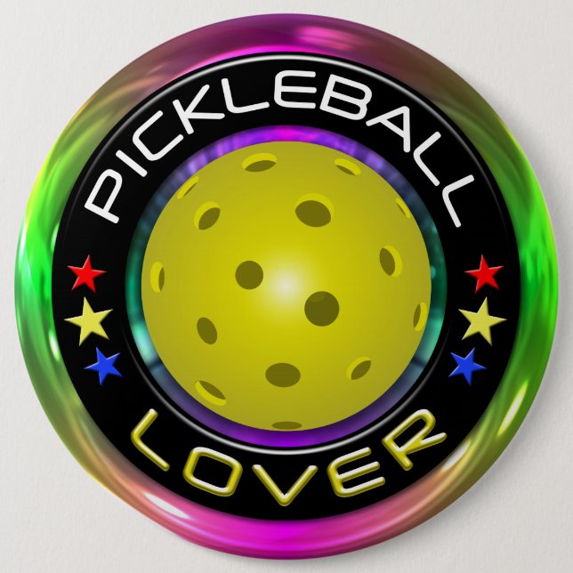 Pickleball Lover 1 Options 6 Cm Round Badge (Front)
