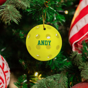 Pickleball Lover Personalised Ornament