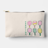 Pickleball Lover Retro Pink Green Personalised