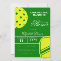 Pickleball Lovers Bridal Shower Neon Theme