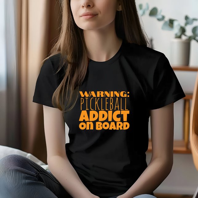 Pickleball Lovers funny orange slogan T-Shirt (Creator Uploaded)