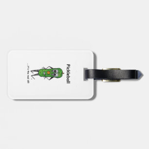 Pickleball luggage tag