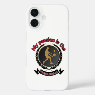 Pickleball Male Athlete Court Passion Energy iPhone 16 Case