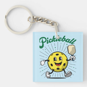 PICKLEBALL MASCOT by PickleballPlayerz Key Ring