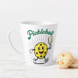 PICKLEBALL MASCOT by PickleballPlayerz Latte Mug