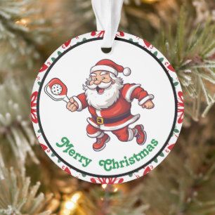 Pickleball Merry Christmas  Ornament