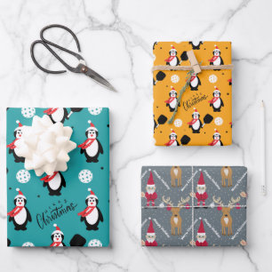  Pickleball🎄 Merry Christmas  Wrapping  Paper Sheet