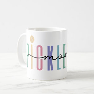 Pickleball Mum Colourful Coffee Mug