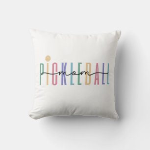 Pickleball Mum Colourful Cushion