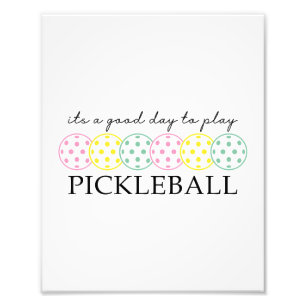 Pickleball Mum Player Paddle Sport Photo Print