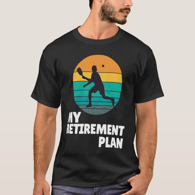 Pickleball My Retirement Plan Dink Legend Paddle T-Shirt (Front)