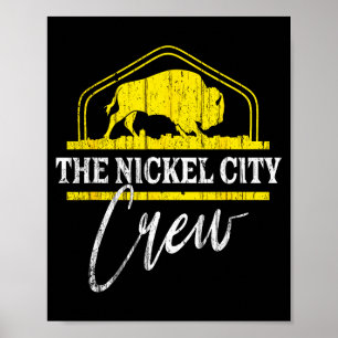 Pickleball nickel city crew buffalo 716 wny team  poster