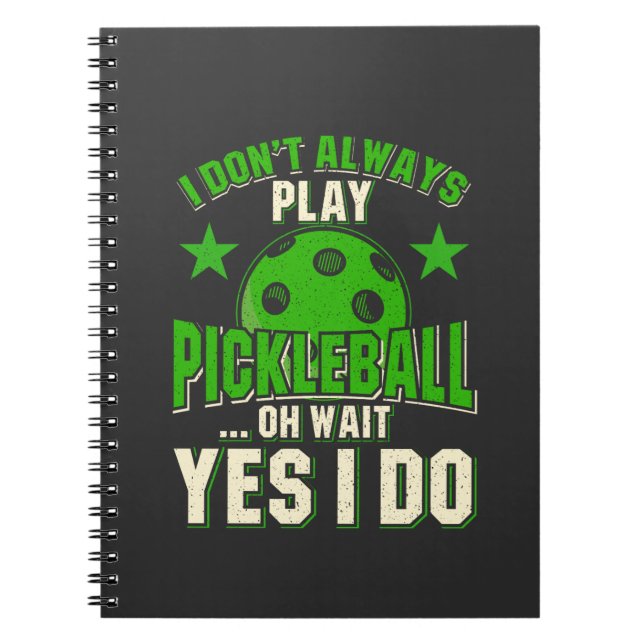 Pickleball Notebook (Front)