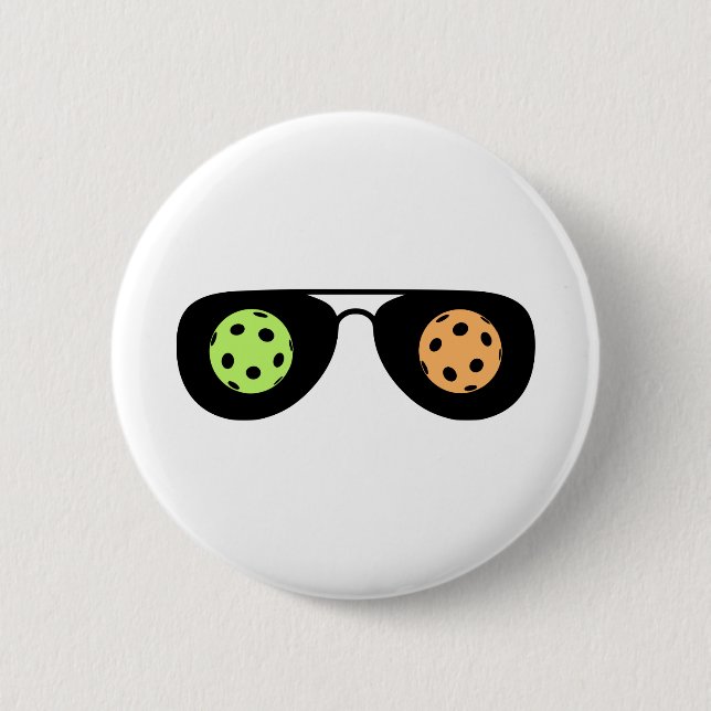 Pickleball on My Mind 6 Cm Round Badge (Front)