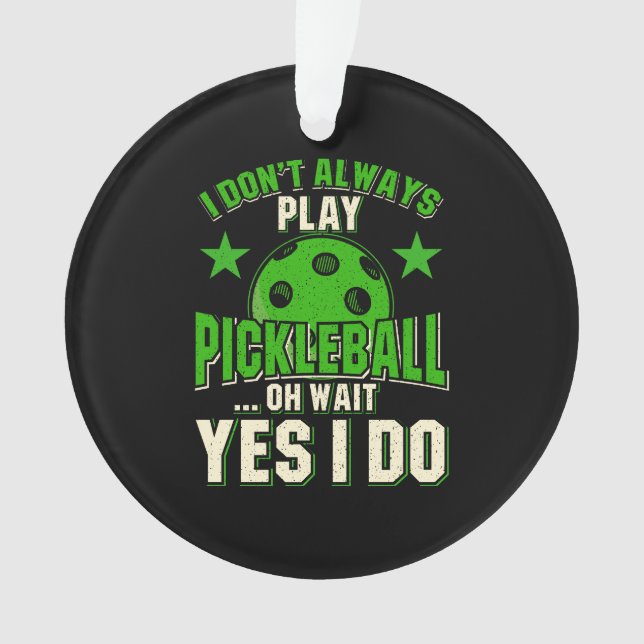Pickleball Ornament (Front)