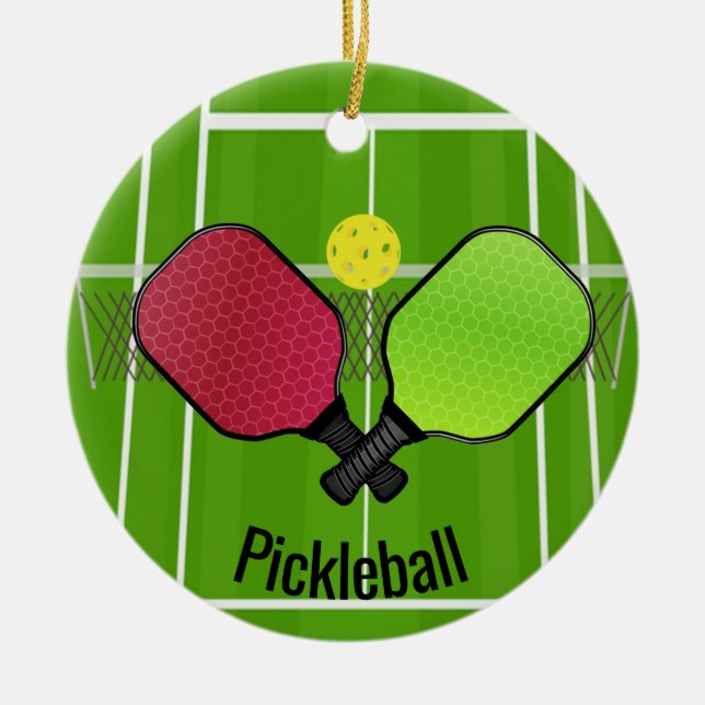Pickleball Ornament (Front)